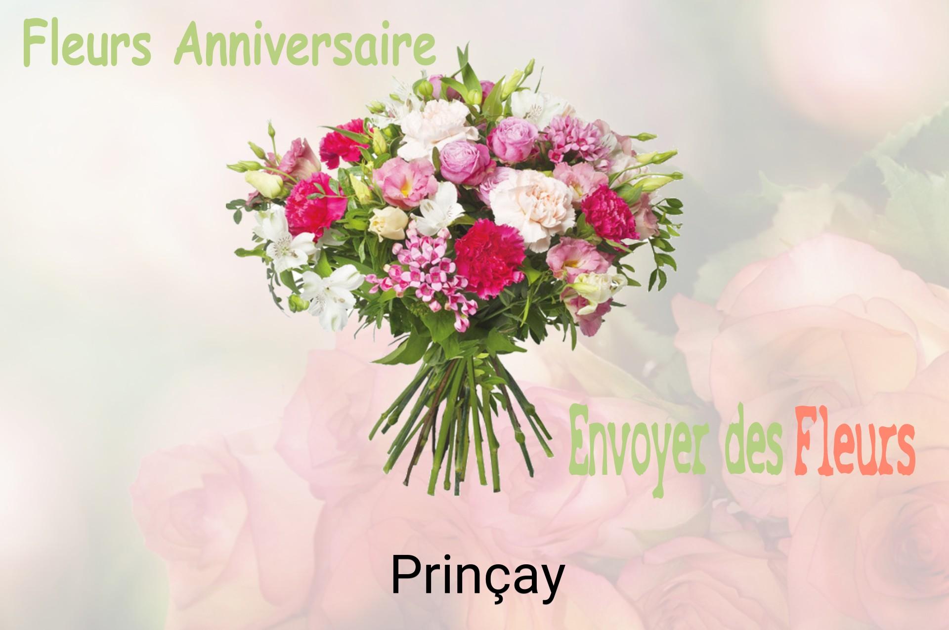 Bouquet de fleurs d’anniversaire livré à Prinçay